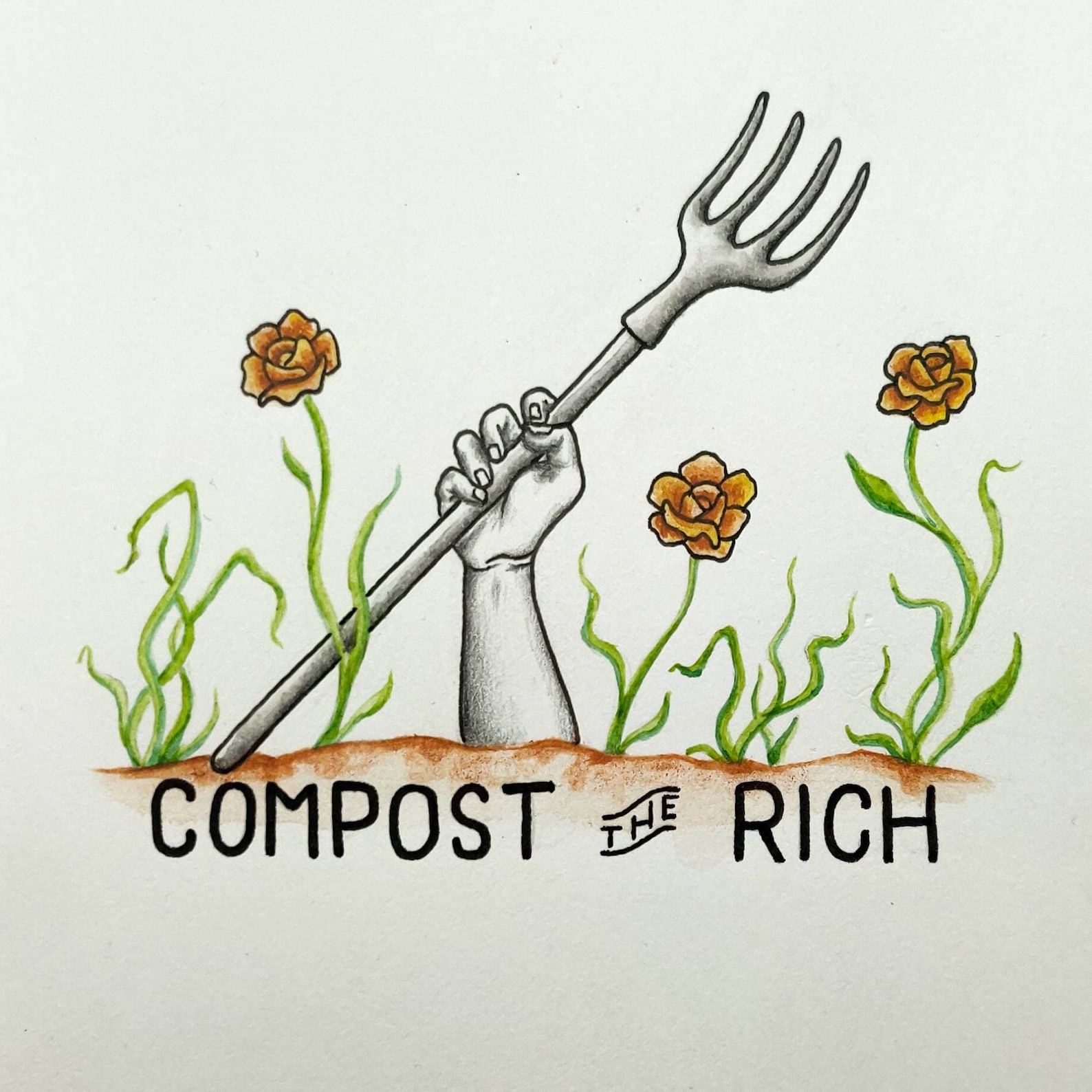 Compost the rich!