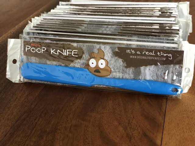 Patrice wrapped poop knife