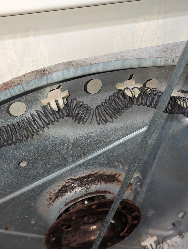 Photo of broken heating coil