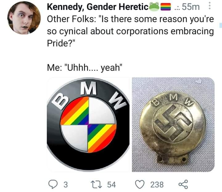 BMW Nazi pride 