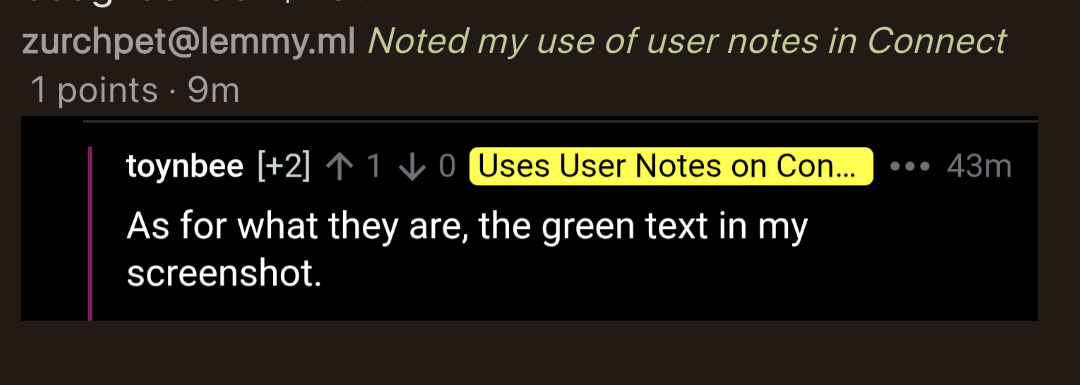 Note for user "zurchpet" that teases about the content of their note on me